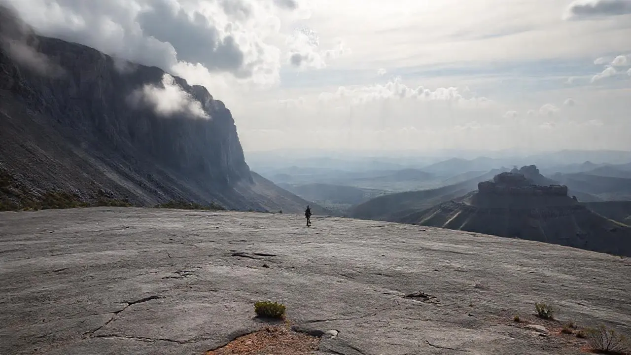 Un paisaje vasto, silencioso y desolado