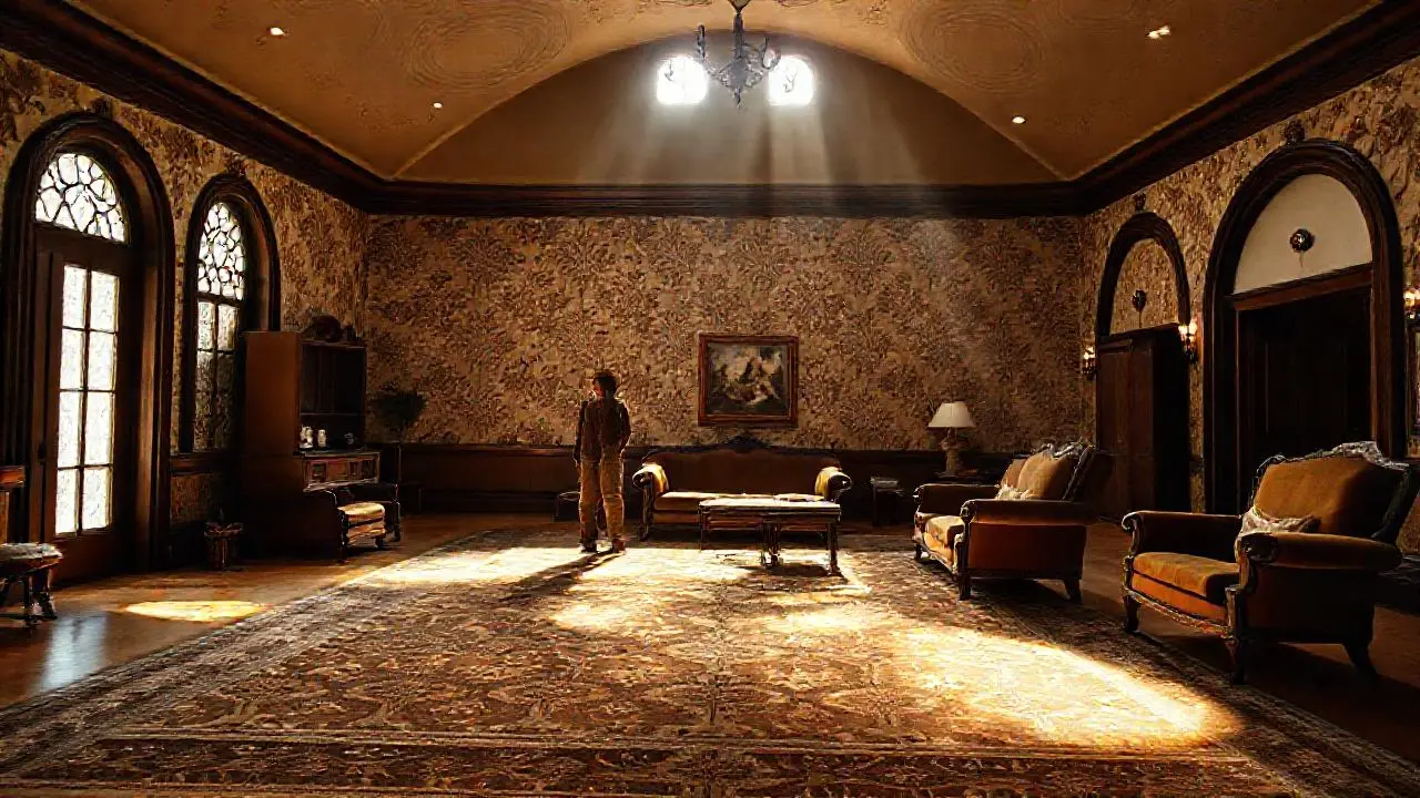 Ambiente antiguo, cálido y acogedor