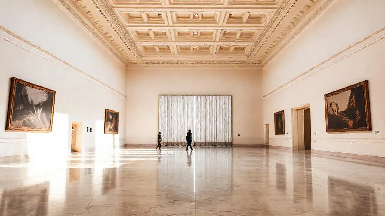 Espacio vasto, elegante y silencioso