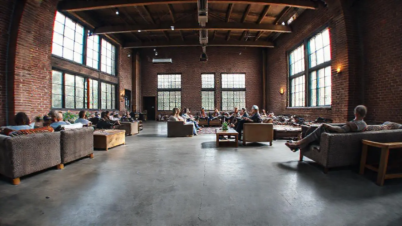 Ambiente cálido, espacioso y relajado