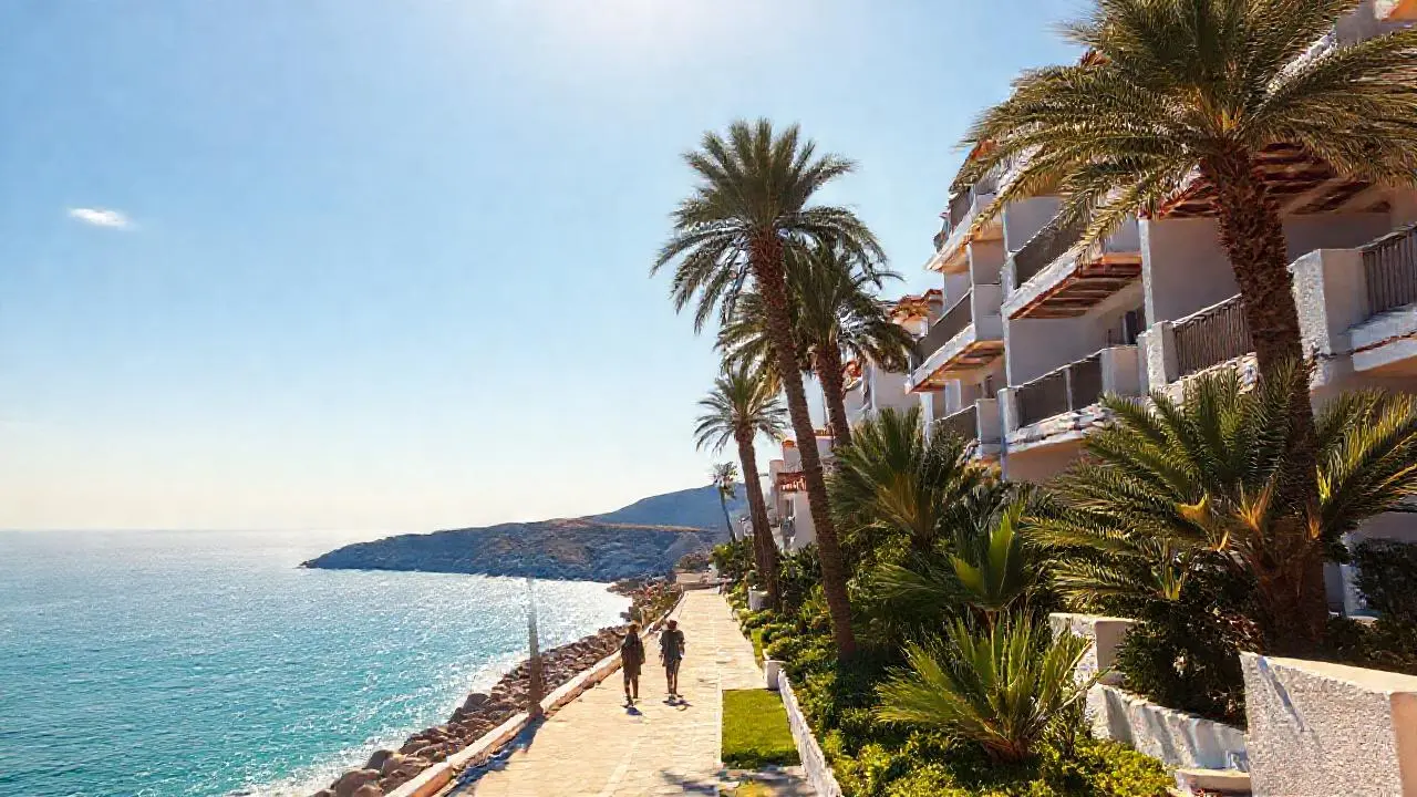 Paz serena en un paisaje mediterráneo
