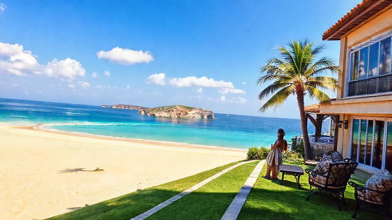 Paraíso soleado y sereno