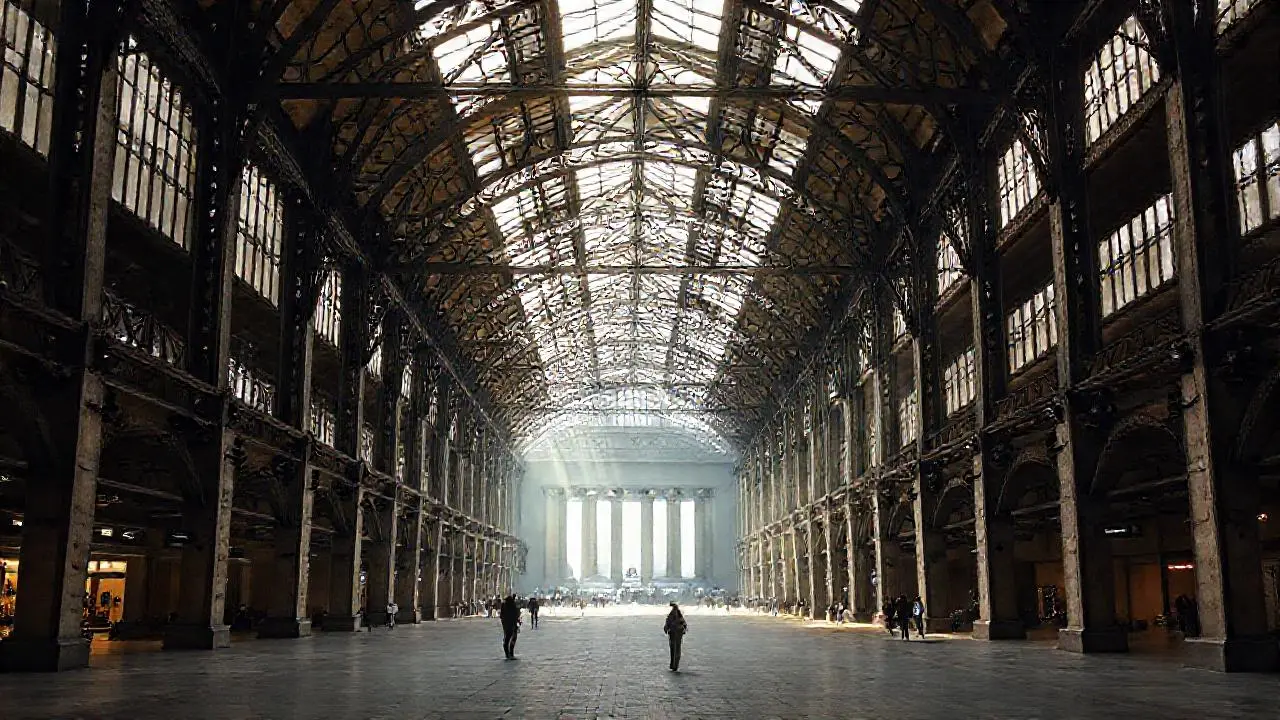 Imponente arquitectura llena de luz y espacio