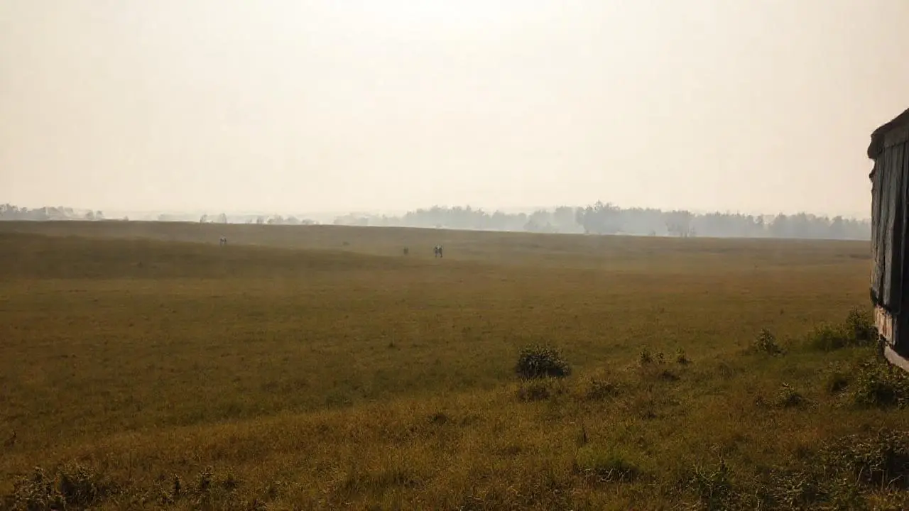 Paisaje sereno, amplio y naturalista