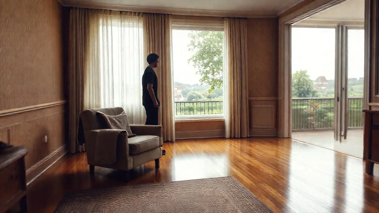 Ambiente tranquilo y luminoso en un espacio amplio