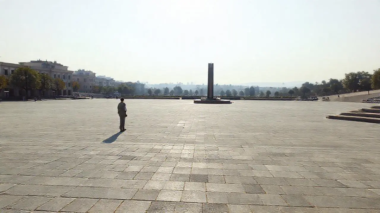Paz serena en un espacio abierto