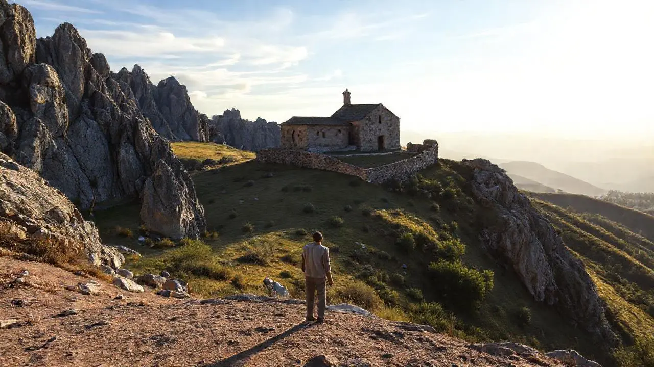 Paisaje rural, sereno y vasto