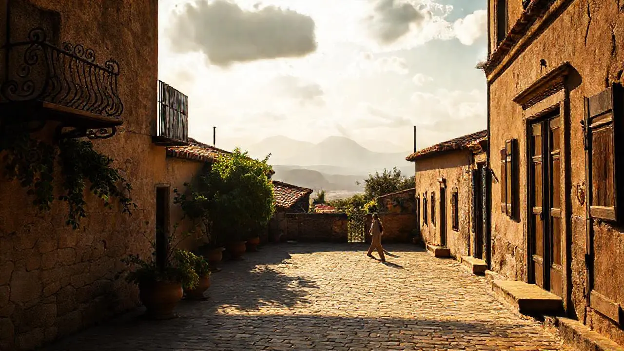 Calma y antigüedad bañadas por la luz