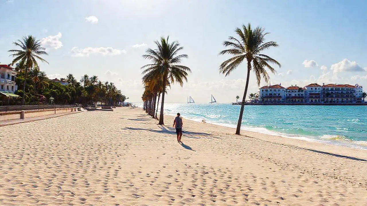 Paz y serenidad costera en un paisaje soleado