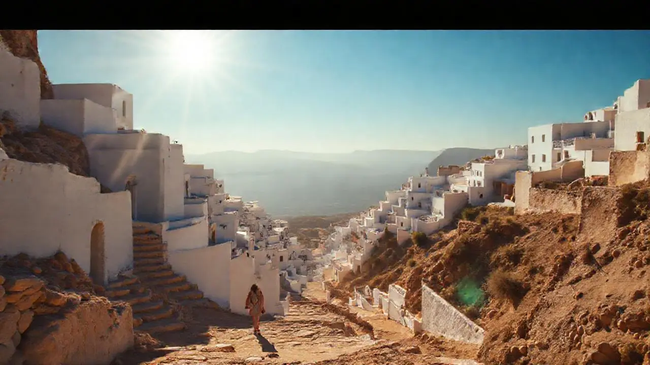 Un paisaje árido, cálido y evocador