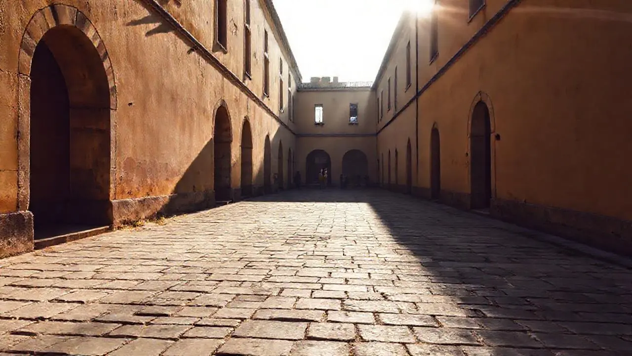 Paz arquitectónica bajo luz suave