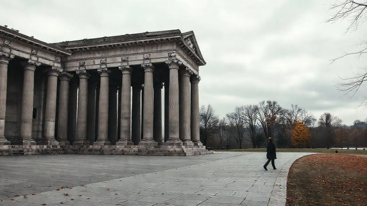 Paz melancólica en un espacio antiguo