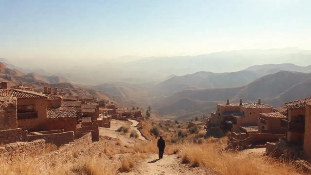 Un valle andino, amplio y sereno