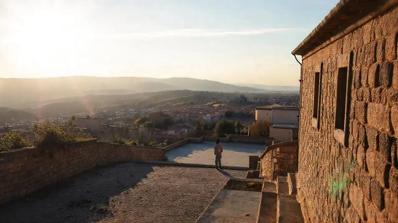 Paz serena en un paisaje antiguo