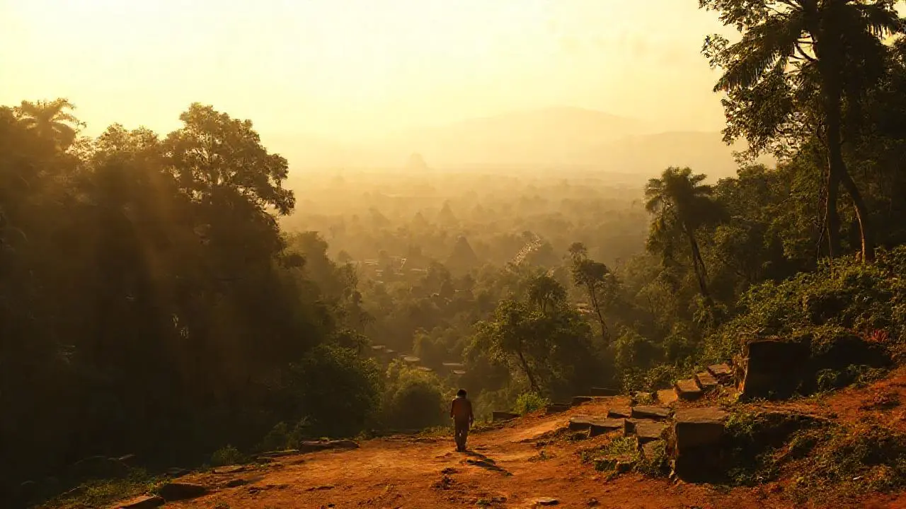 Selva antigua, misteriosa y tranquila