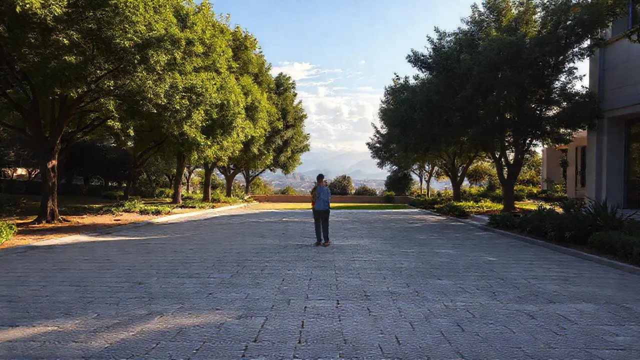 Escena natural serena y espaciosa