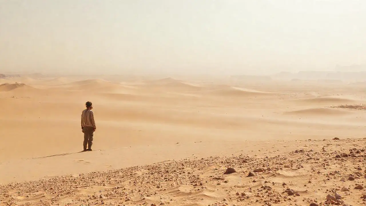 Inmensa soledad y quietud desértica