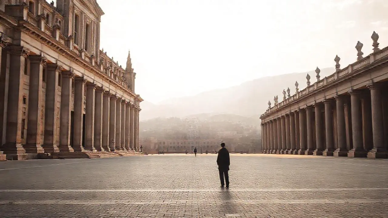 Imponente arquitectura, calma y perspectiva natural