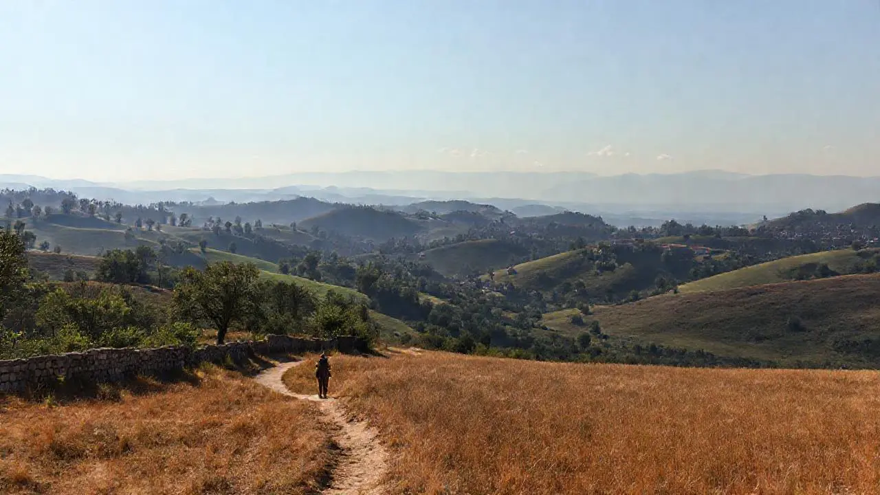 Paisaje sereno, vasto y lleno de calma