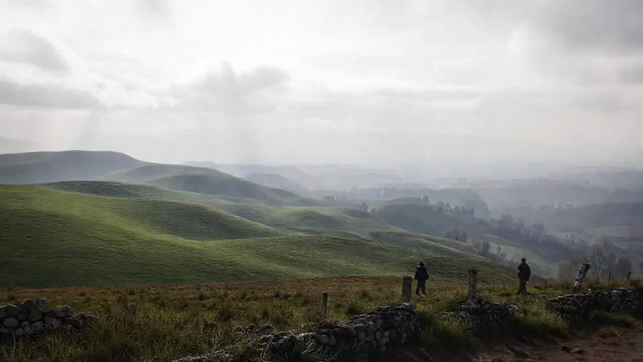 Paisaje sereno, amplio y natural