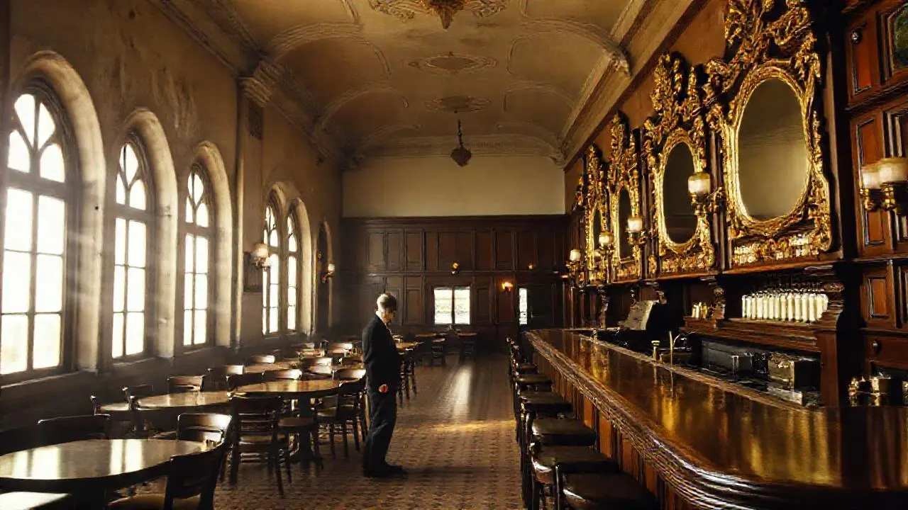 Ambiente histórico, elegante y ligeramente desvanecido