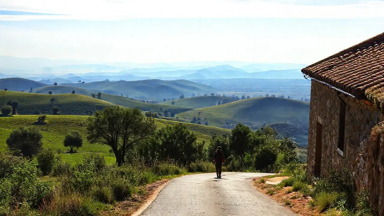 Paisaje rural sereno y vasto
