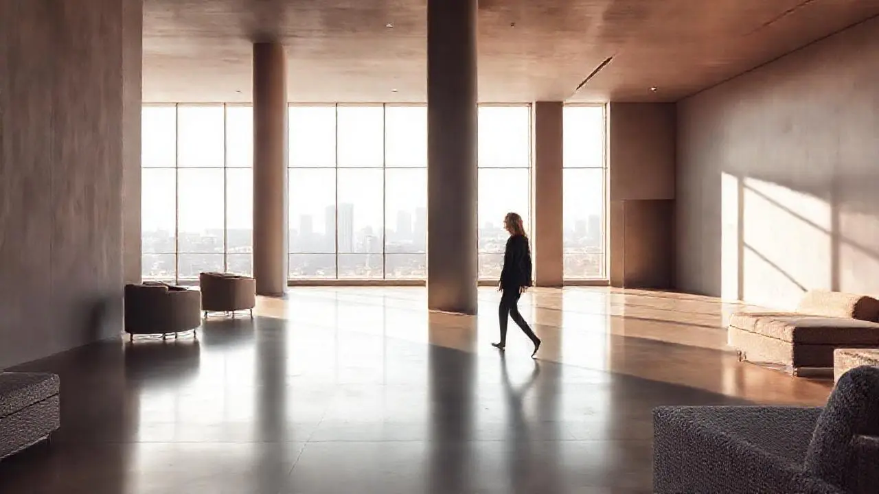 Ambiente moderno, luminoso y sereno