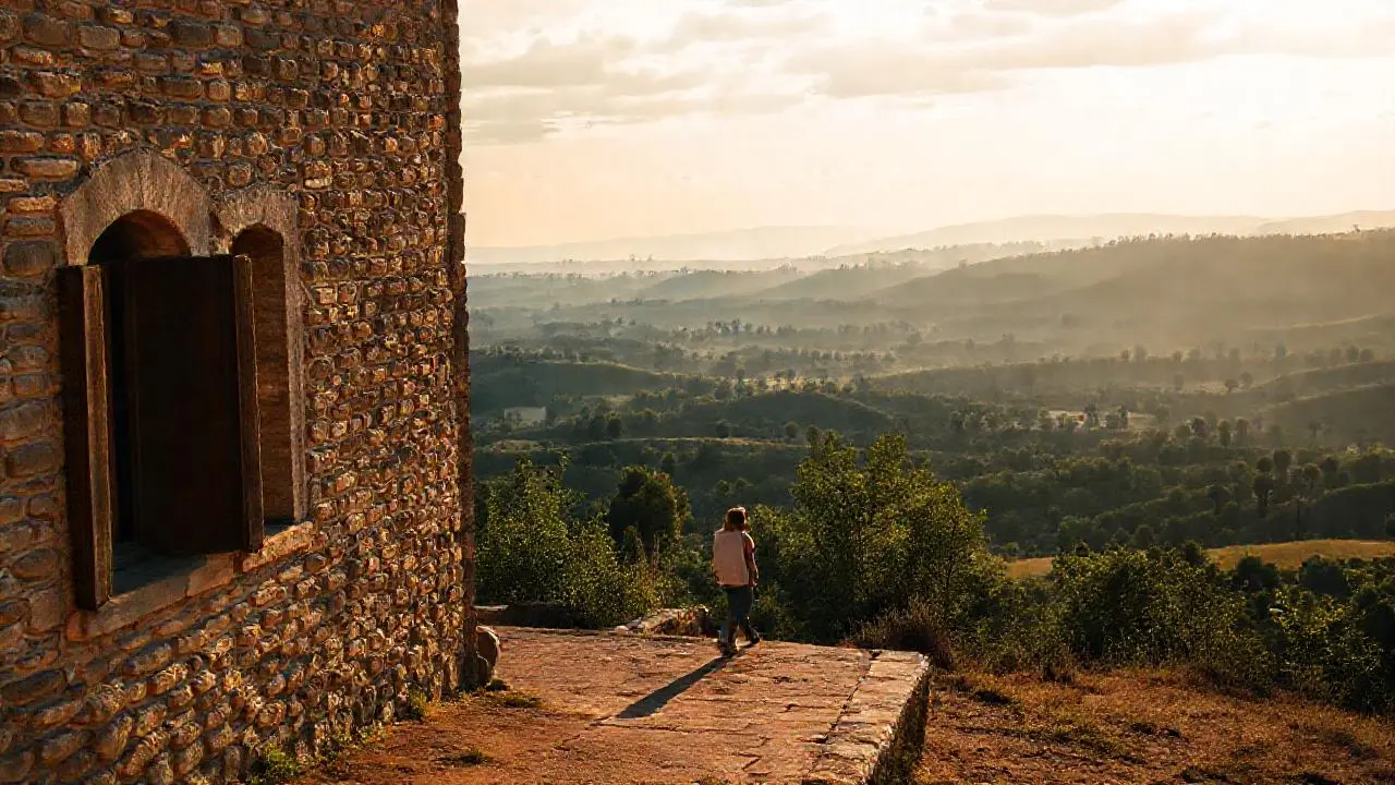 Paisaje tranquilo, natural y sereno