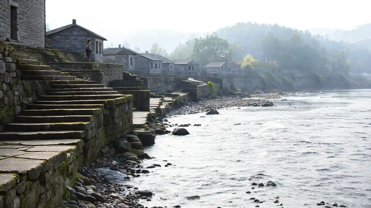 Paz serena en un paisaje natural