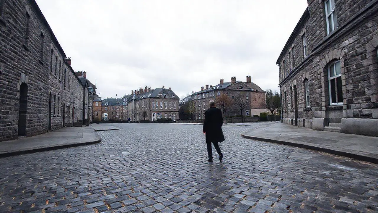 Ciudad gris, húmeda y melancólica