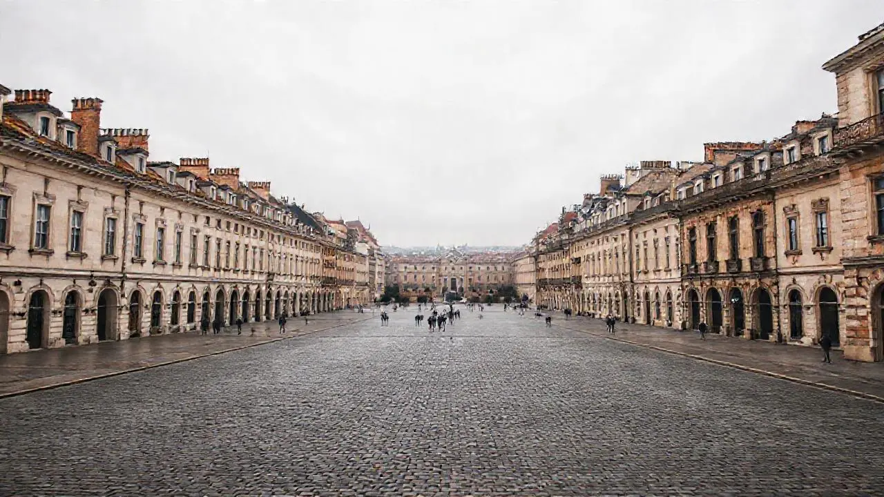 Ciudad antigua, melancólica y silenciosa
