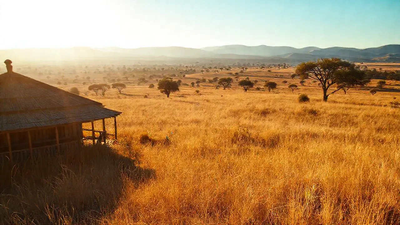 Un paisaje africano sereno y vasto