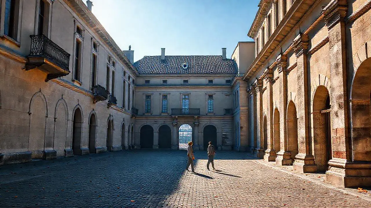 Un patio clásico, tranquilo y luminoso