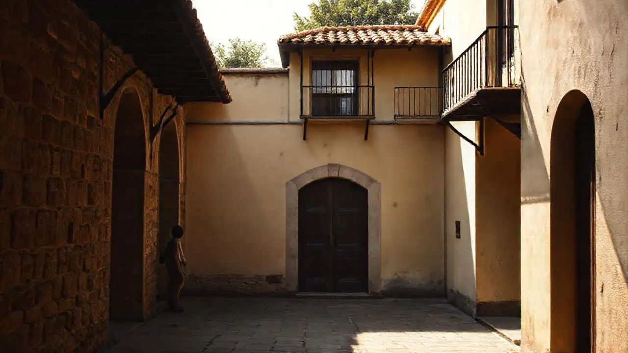 Paz atemporal en un espacio arquitectónico
