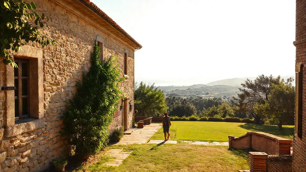 Escena tranquila y natural, llena de luz