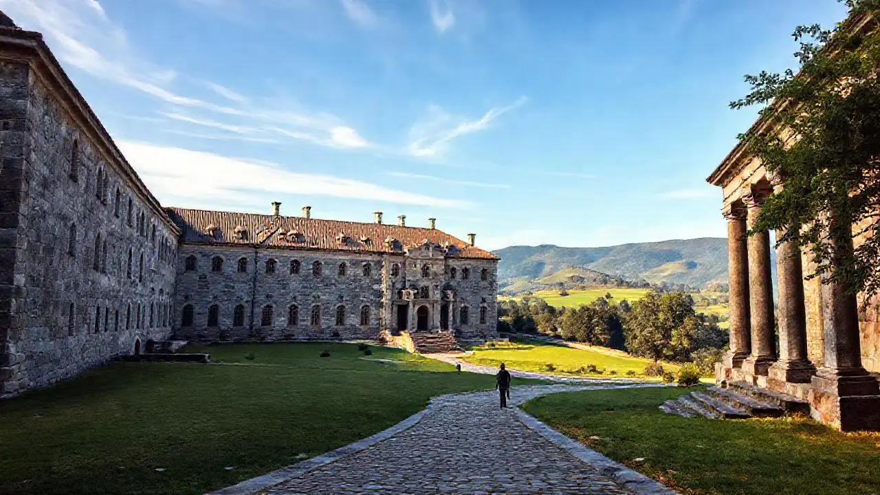 Palacio antiguo, tranquilo y rodeado de naturaleza