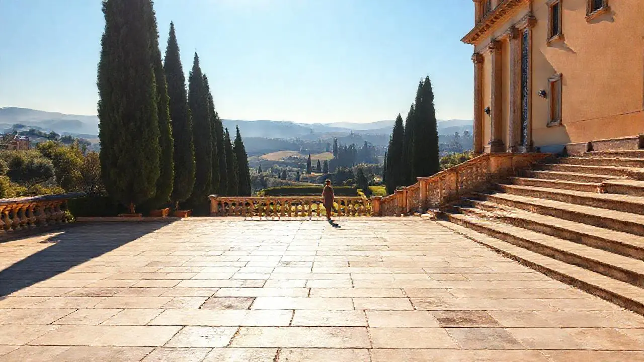 Paz y belleza en un paisaje toscano