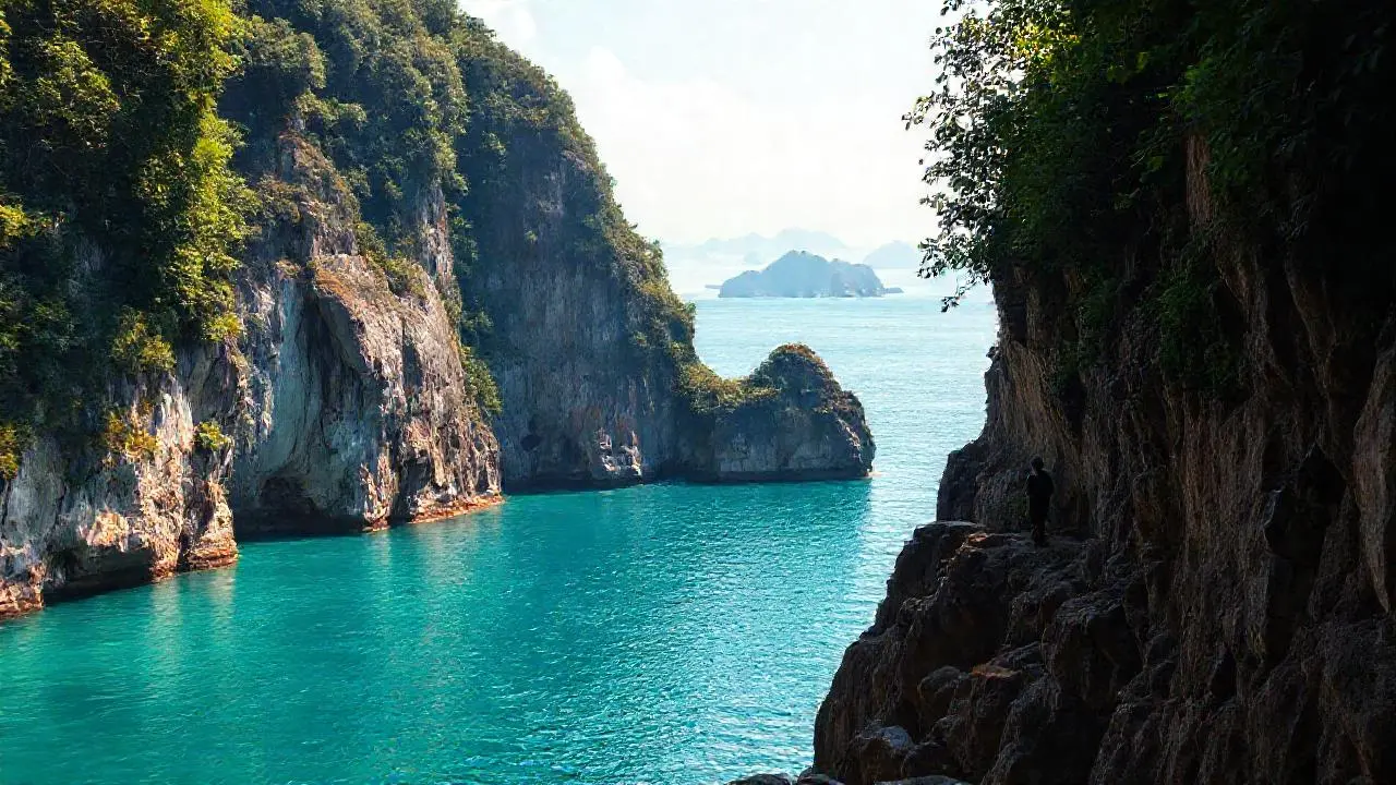 Paisaje sereno, vasto y natural