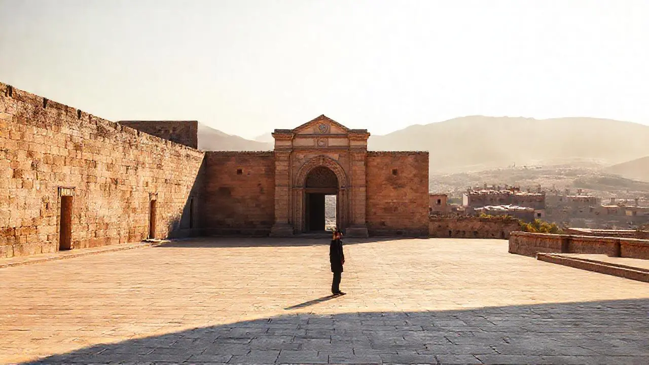 Un paisaje arquitectónico sereno y vasto