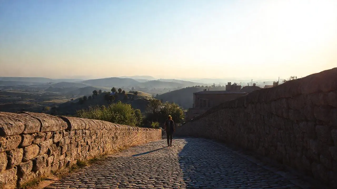 Paz rural, luz suave y atemporal