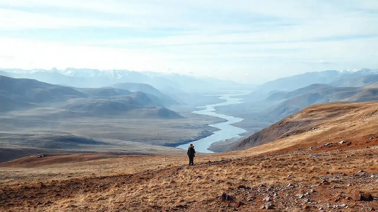 Paisaje vasto, solitario y agreste