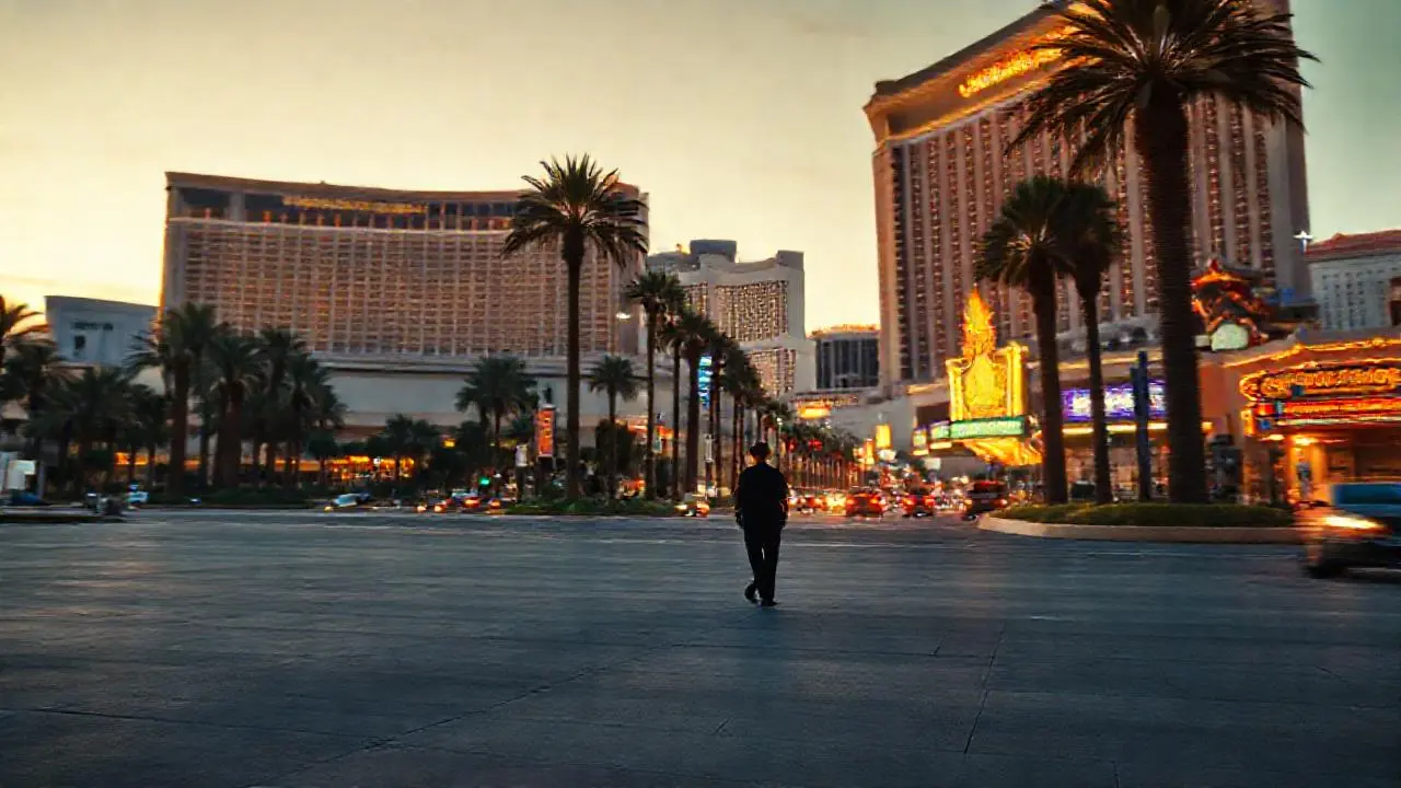 Ciudad nocturna, luces y soledad urbana