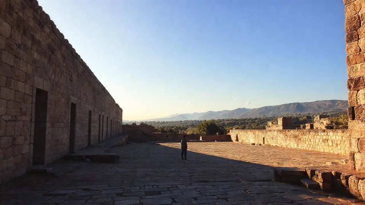 Paz y quietud en un paisaje antiguo