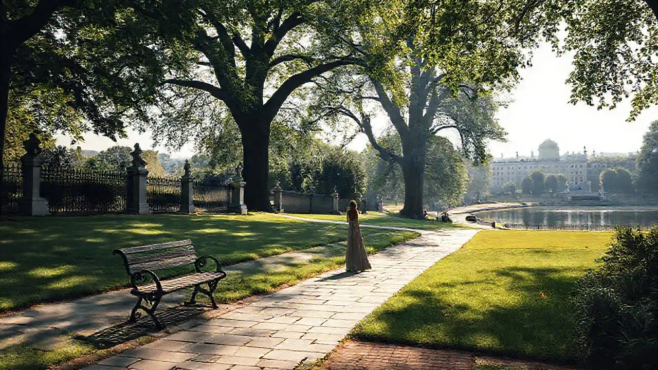 Un jardín clásico, sereno y evocador