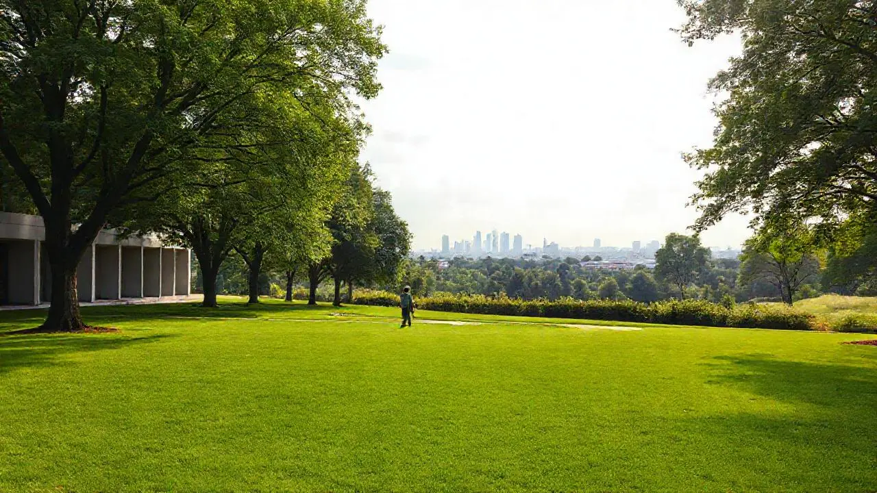 Paz serena en un paisaje urbano