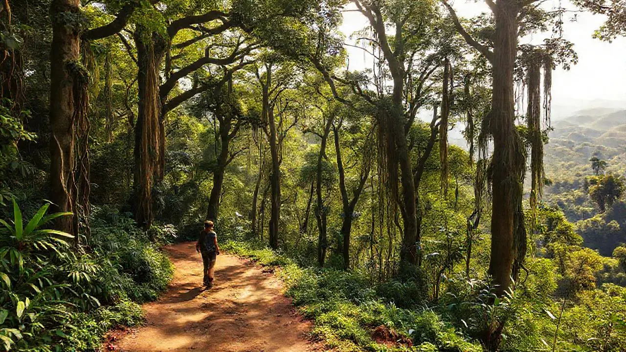 Selva exuberante, silenciosa y profunda