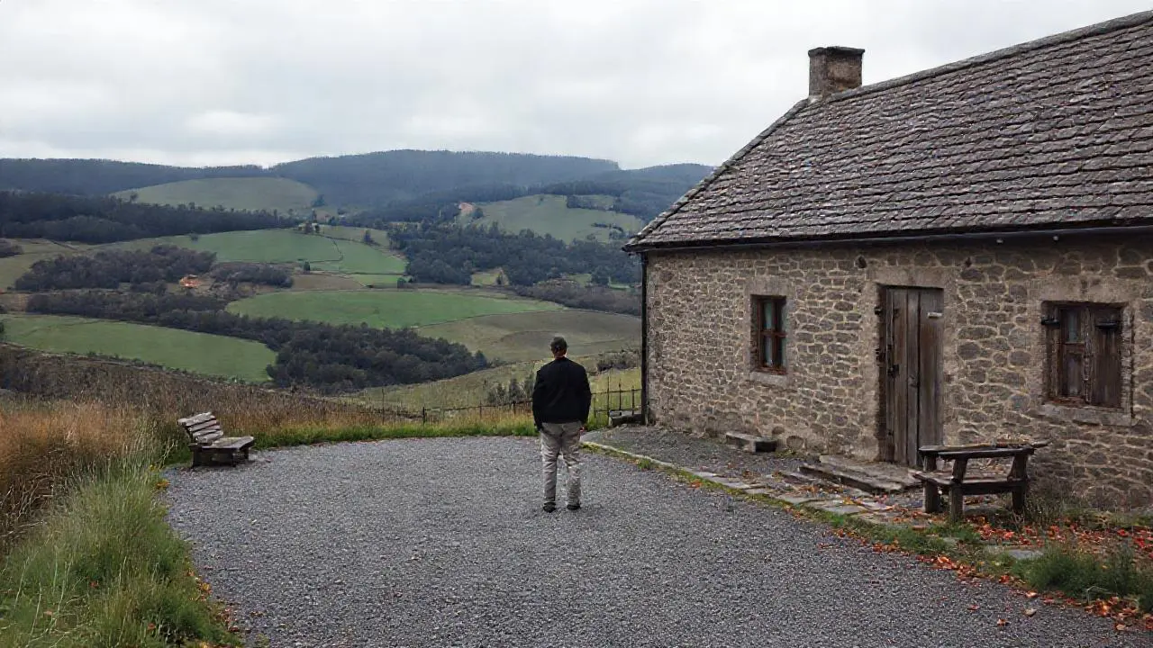 Paisaje rural gallego, tranquilo y sereno