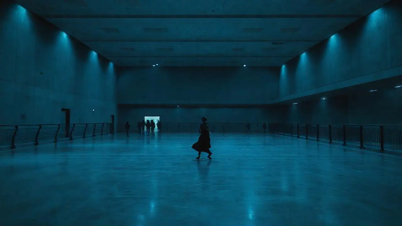 Espacio amplio, misterioso y ligeramente difuso