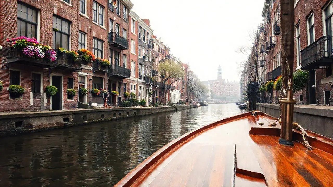 Paz y belleza en un canal antiguo