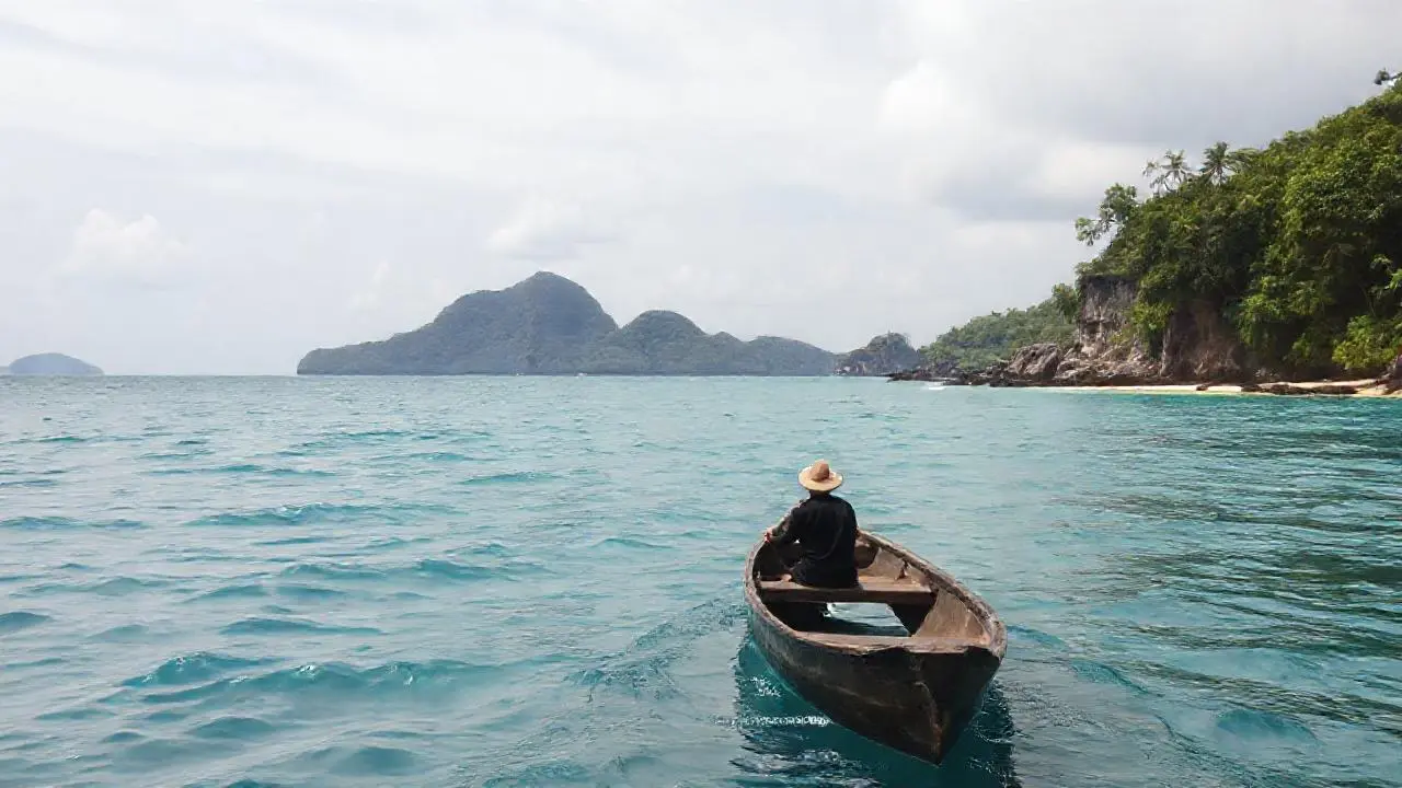 Paz y calma en un paisaje marino